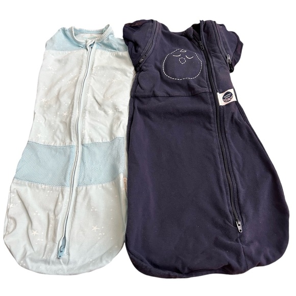 0-3m Zipper Swaddle Lot of 2 Nested Bean Happiest Baby Zip Sleep Sack Pod Nb - Picture 5 of 11